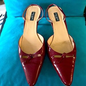 Kate Spade Patent Leather Kitten Heel